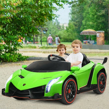 Load image into Gallery viewer, 12V 2-Seater Licensed Lamborghini Kids Ride On Car with RC and Swing Function
