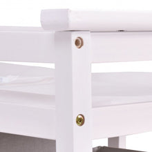 Load image into Gallery viewer, Infant Baby Changing Table w/3 Basket Hamper Diaper Storage Nursery-White
