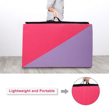 Load image into Gallery viewer, 4&#39; x 10&#39; x 2&quot; Triangular Splicing Thick Folding Panel Gymnastics Mat
