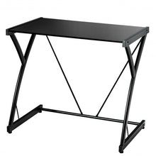 Load image into Gallery viewer, Glass Top Computer Desk Writing Study Workstation
