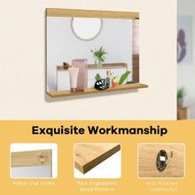 Load image into Gallery viewer, Wall Mirror with Storage Shelf Made in Italy
