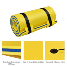 Load image into Gallery viewer, 3-layer Tear-resistant Relaxing Foam Floating Pad-Yellow
