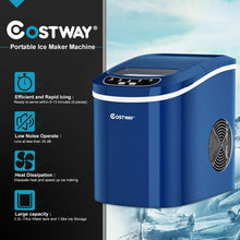 Load image into Gallery viewer, Mini Portable Compact Electric Ice Maker Machine-Navy
