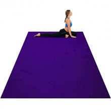 Load image into Gallery viewer, 7&#39; x 5&#39; x 8 mm Thick Workout Yoga Mat-Purple
