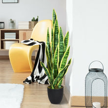 Load image into Gallery viewer, 35.5&quot; Indoor-Outdoor Decoration Fake Artificial Snake Plant
