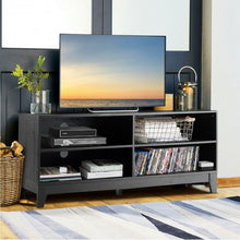 Load image into Gallery viewer, 58&quot; Modern Entertainment Media Center Wood TV Stand-Black
