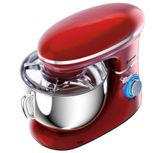 Load image into Gallery viewer, 6.3 Quart Tilt-Head Food Stand Mixer 6 Speed 660W-Red
