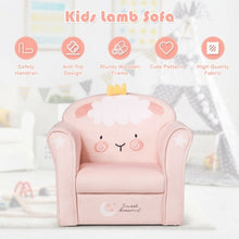 Load image into Gallery viewer, Kids Lamb Sofa Children Armrest Couch
