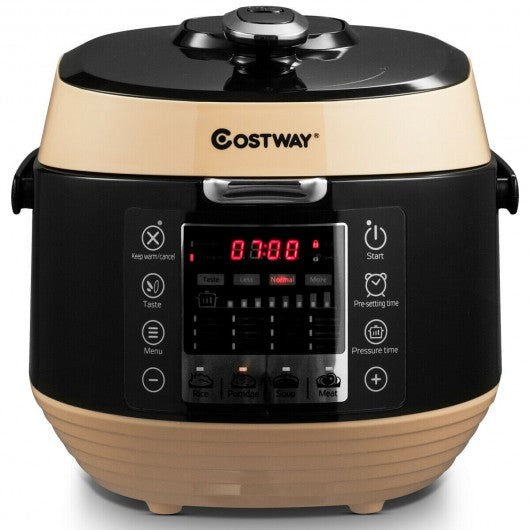 12-in-1 Multi-use Programmable Electric Pressure Cooker Non-stick Pot-Coffee