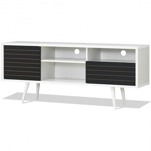 Modern TV Stand with 3 Shelves Storage Drawer
