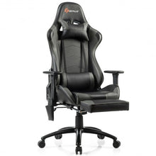 Load image into Gallery viewer, Ergonomic High Back PU Leather Massage Gaming Chair-Gray
