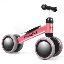 Load image into Gallery viewer, 4 Wheels No-Pedal Baby Balance Bike-Pink
