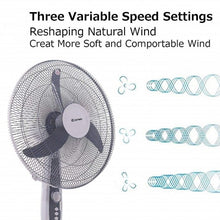 Load image into Gallery viewer, 18&quot; Oscillating Standing Floor Fan
