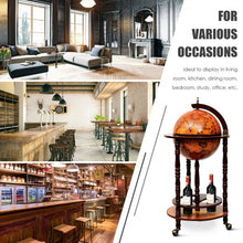 Load image into Gallery viewer, Vintage Globe Wine Stand Bottle Rack
