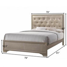 Load image into Gallery viewer, Home Furniture Platform Tall Headboard Wood Bed Frame-King Size
