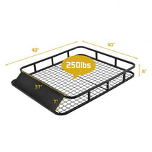 Load image into Gallery viewer, 48&quot; x 40&quot; Universal Basket Car Top Roof Rack
