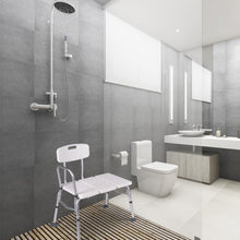 Load image into Gallery viewer, Medical Adjustable Shower Chair Bath Seat
