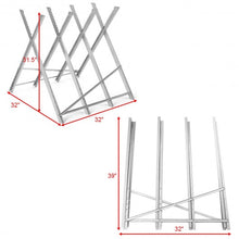 Load image into Gallery viewer, 220 lbs Heavy Duty Portable Foldable Steel Sawhorse

