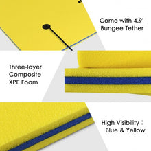 Load image into Gallery viewer, 3 Layer Floating Water Pad Foam Mat-Yellow
