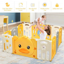 Load image into Gallery viewer, 12-Panel Foldable Baby Playpen with Sound
