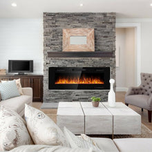 Load image into Gallery viewer, 50&quot; Electric Fireplace Recessed Ultra Thin Wall Mounted Heater
