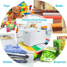 Load image into Gallery viewer, Wooden Toy Box Kids Storage Chest Bench -White
