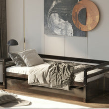 Load image into Gallery viewer, Twin Size Wooden Slat Trundle Platform-Espresso
