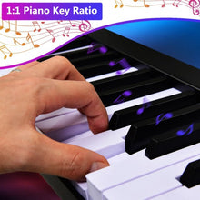 Load image into Gallery viewer, 61-Key Portable Digital Stage Piano with Carrying Bag-Black
