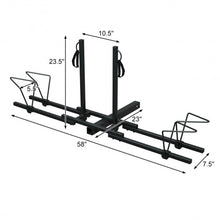 Load image into Gallery viewer, 2&quot; Heavy Duty 2 Bicycle Hitch Mount Carrier
