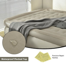 Load image into Gallery viewer, 20 Inches Height Portable Built-In Pump Air Bed Inflatable Mattress Camping Bag
