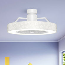 Load image into Gallery viewer, 23&quot; Ceiling Fan with LED Light and Remote Control-White
