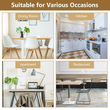 Load image into Gallery viewer, 3 Pieces Dining Set Square Table with 2 Padded Wooden Chairs
