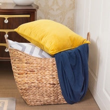 Load image into Gallery viewer, Large Woven Wicker Pattern Storage Handle Basket
