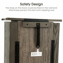 Load image into Gallery viewer, Standing Jewelry Cabinet Armoire with Makeup Mirror
