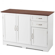 Load image into Gallery viewer, Buffet Storage Cabinet  Kitchen Sideboard with 2 Drawers
