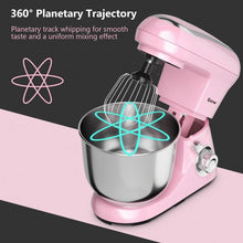 Load image into Gallery viewer, 5.3 Qt Stand Kitchen Food Mixer 6 Speed with Dough Hook Beater-Pink
