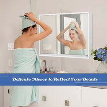 Load image into Gallery viewer, Wall Mounted Bathroom Cabinet Double Mirror Door Shelf
