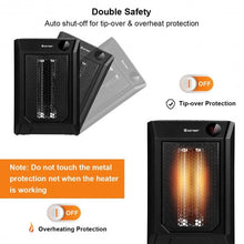 Load image into Gallery viewer, 1500 W Remote Control Portable Electric Digital Quartz Space Heater
