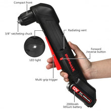 Load image into Gallery viewer, 12V Cordless Angle Drill with 3/8&quot; Single Sleeve Chuck
