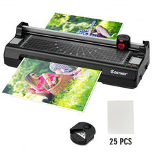 Load image into Gallery viewer, 9&quot; Hot and Cold Paper Trimmer with 25 Pouches and Corner Rounder-Black
