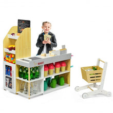 Load image into Gallery viewer, Grocery Store Playset Pretend Play Supermarket Shopping Set
