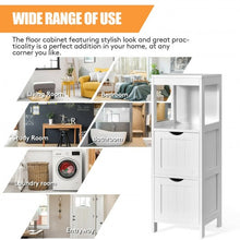 Load image into Gallery viewer, Wooden Bathroom Floor Cabinet with Removable Drawers
