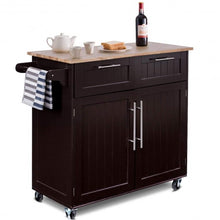 Load image into Gallery viewer, Heavy Duty Utility Modern Rolling Kitchen Cabinet Cart
