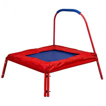 Load image into Gallery viewer, 3&#39; x 3&#39; ft  Kids Square Jumping Trampoline-Blue
