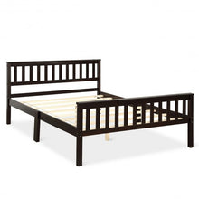 Load image into Gallery viewer, Wood Bed Frame Wood Slats Support Platform Full Size

