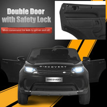 Load image into Gallery viewer, 12V Licensed 2-Seater Land Rover Kid Ride On Car -Black
