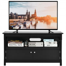 Load image into Gallery viewer, 44&quot; Wooden Storage Cabinet TV Stand-Black
