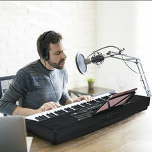 Load image into Gallery viewer, 61-Key Electronic Keyboard Piano with Lighted Keys and Bench
