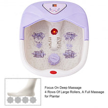 Load image into Gallery viewer, LCD Display Temperature Control Foot Spa Bath Massager-Purple
