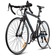 Load image into Gallery viewer, 700C 21 Speed Quick Release Aluminum Road  Bike-Black
